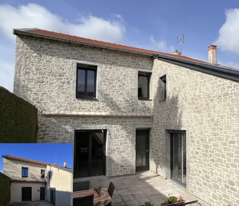 façade imitation fausse pierre dijon par revacasa
